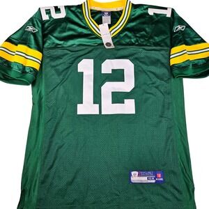 Reebok Green Bay Packers Aaron Rodgers 12 NFL Jersey Mens Size 54
